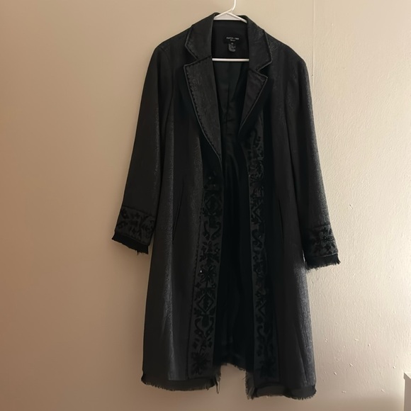 Focus 2000 Jackets & Blazers - 🛍️ BLACK FRIDAY SALE Focus 2000 Woman Herringbone Embellished Coat